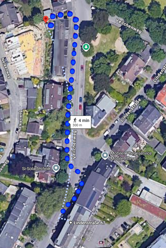 Weg zur neuen Praxis Google-Maps Weg zur neuen Praxis Google-Maps